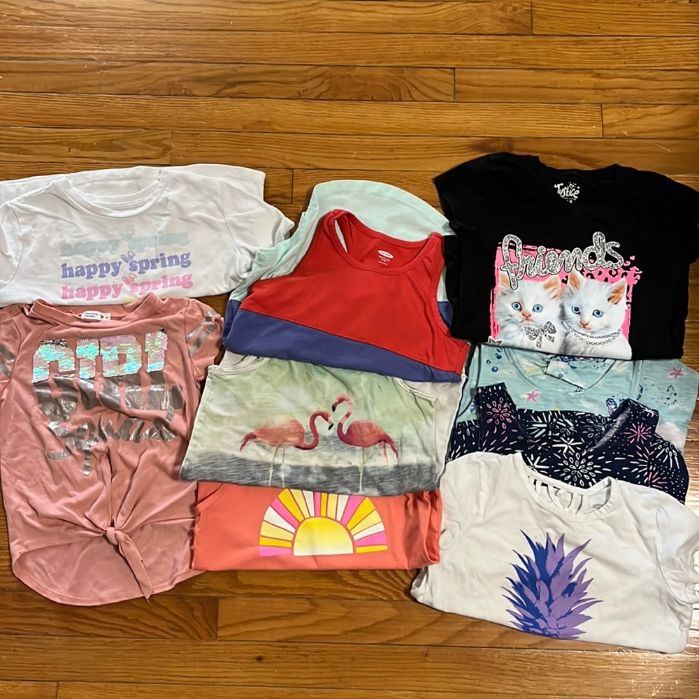 Girls Spring/Summer Shirt Bundle